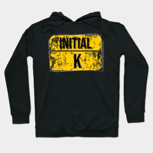 For initials or first letters of names starting with the letter k Hoodie